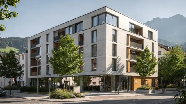 Modernes Hotel in Dornbirn am Bodensee als Beispiel für die Hotelwahl im Artikel