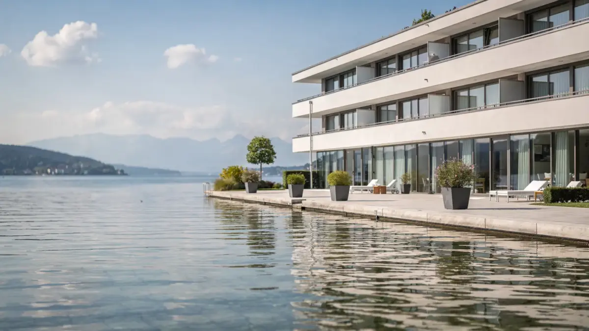 Hotel in Konstanz direkt am See mit Terrasse und Blick auf den Bodensee