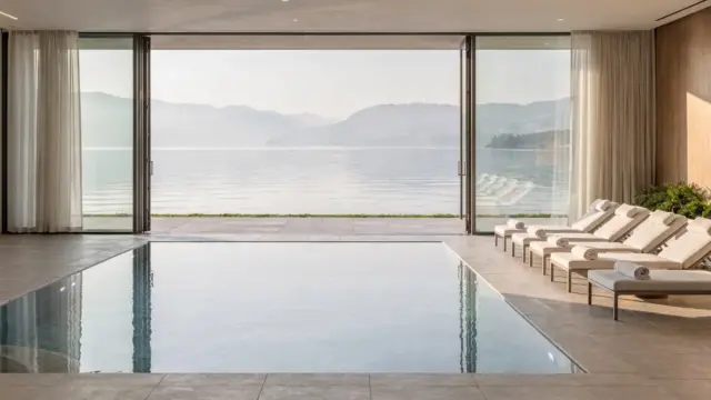 Bodensee-Wellnesshotel mit Spa-Bereich und Blick auf den See